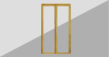 Porte fenêtre bois