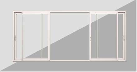 Baie coulissante PVC / ALU