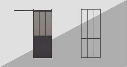 Porte et cloison d'intérieur