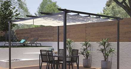 Pergola toile