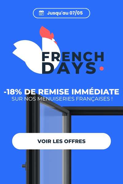 French Days : 18% sur tous les produits français, hors accessoires et motorisations !