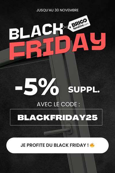 Black Week : 5% en plus des 16% sur de très nombreuses références !