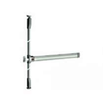 Anti-panique PushBar 3 points - crémone pompier sur ouvrant secondaire (traverse H incluse)