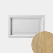 Soubassement standard 40cm platebande chêne
