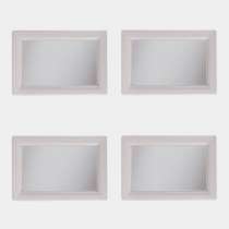 4 hublots 530X365mm cadre PVC avec vitrage 3/8/3 opaque