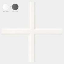 Petit-Bois intégrés de 26mm bicolores (int. Blanc 9016 / ext. Gris 7016)