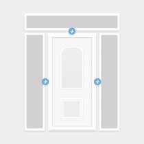 Imposte pleine + latéraux gauche et droit pleins