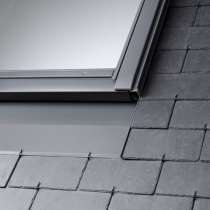 Raccord EDN pour ardoises plat <8 mm pose encastrée Gris anthracite 55x78