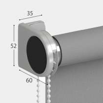 Pack design (fixation en aluminium brossé et chaînette métallique)