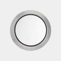 1 hublot rond Ø330mm cadre INOX vitrage transparent