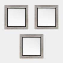 3 hublots carrés 310X310mm cadre INOX vitrage transparent