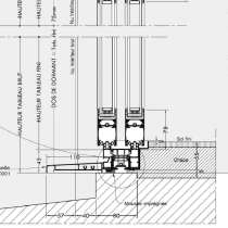 Seuil encastré total (intérieur)