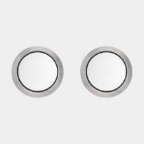 2 hublots ronds Ø330mm cadre INOX vitrage transparent