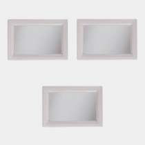 3 hublots 530X365mm cadre PVC avec vitrage 3/8/3 opaque