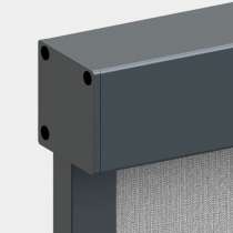 Coloris du mécanisme : GRIS Anthracite 7016 structuré