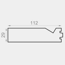Tapées pour isolation avec doublage de 160 mm