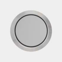 1 hublot rond Ø330mm cadre INOX vitrage opaque