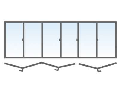 6 vantaux (4 + 2)