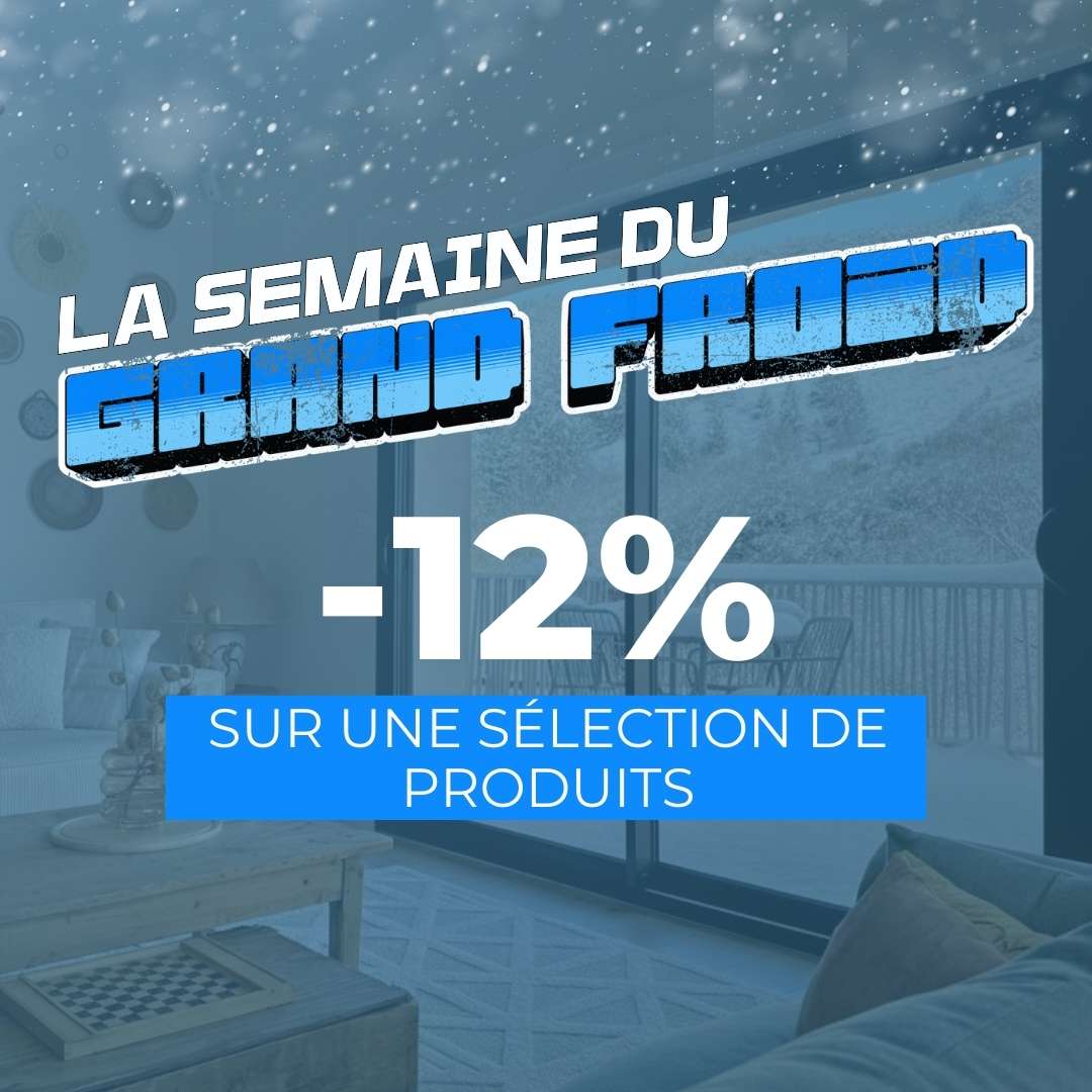 PACK FROID : 12% sur les menuiseries ALU, PVC et leurs vitrages ONE ainsi que sur les volets
