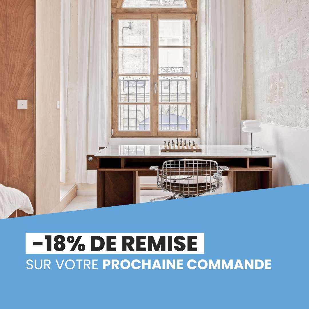 RENTRÉE : 18% de remise sur votre panier dès 500€ TTC jusqu'au 18/09 avec le code RENTREE26 !