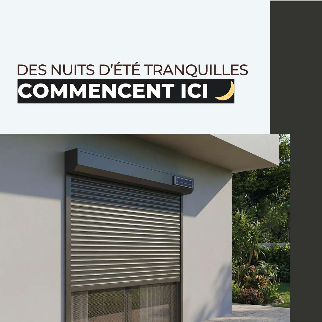 25% sur une sélection de volets roulants avec moustiquaire
