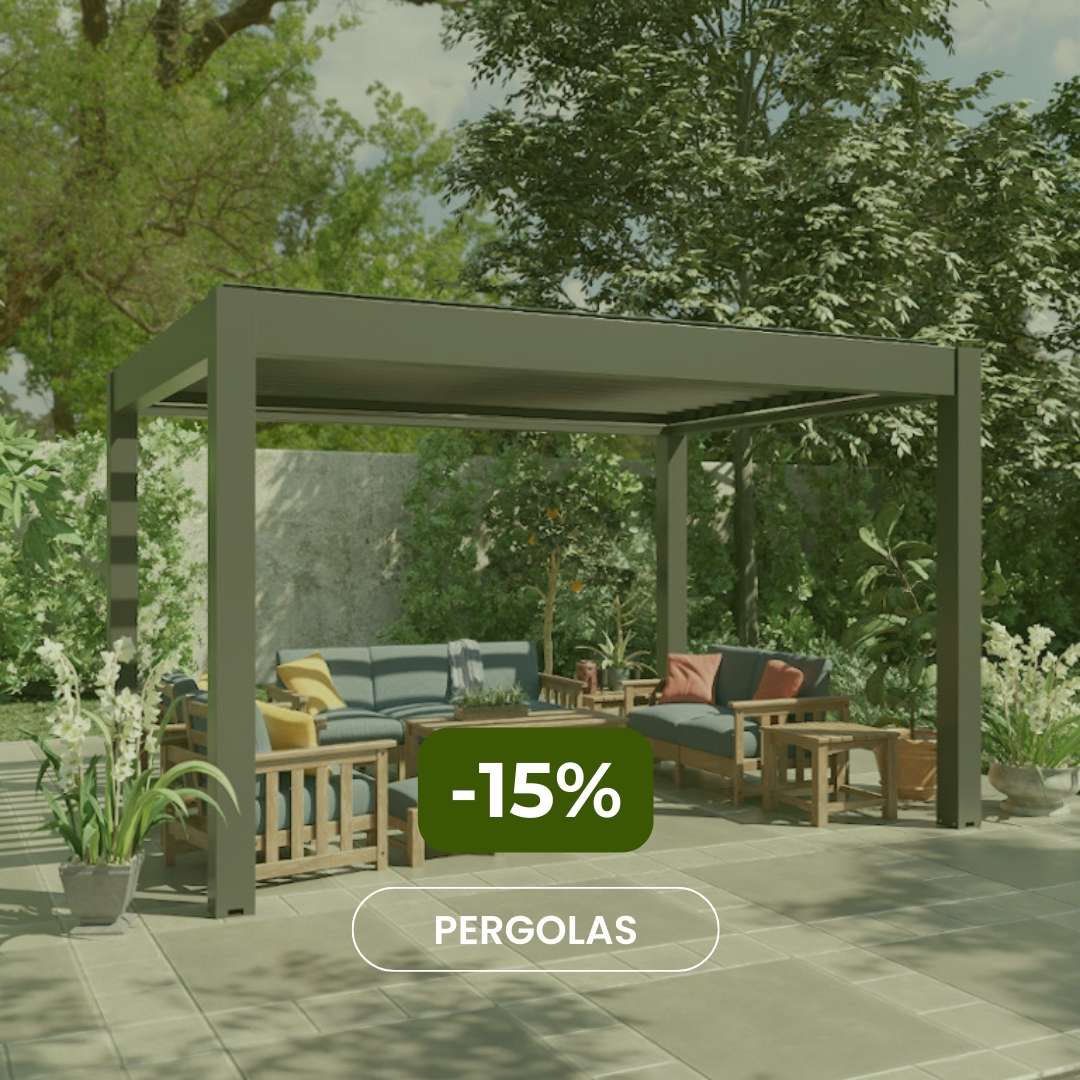 15% pendant 10 jours sur les pergolas !