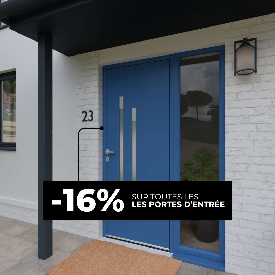 Black Friday : 16% sur les portes d'entrée