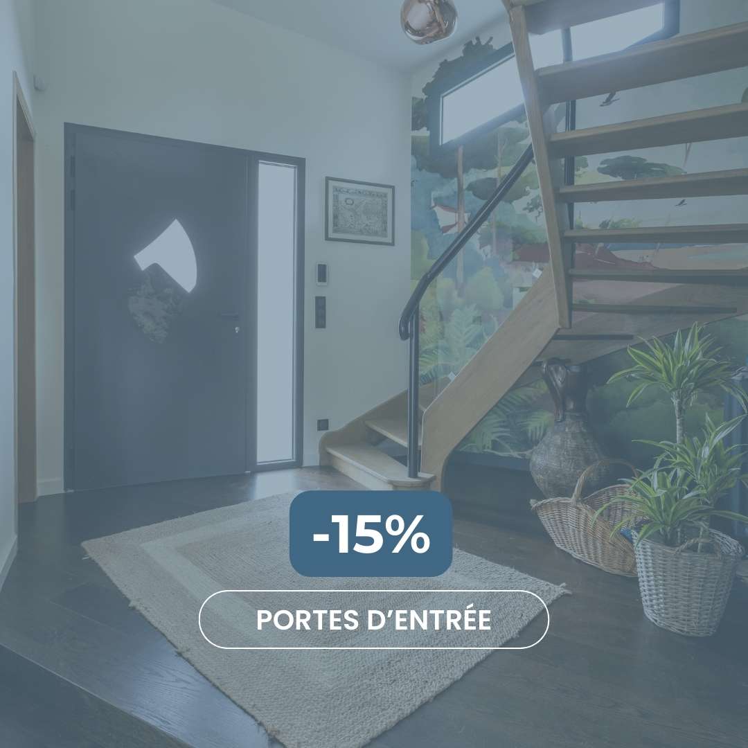 Pendant 10 jours, 15% sur les portes d'entrée jusqu'au 15/03 !