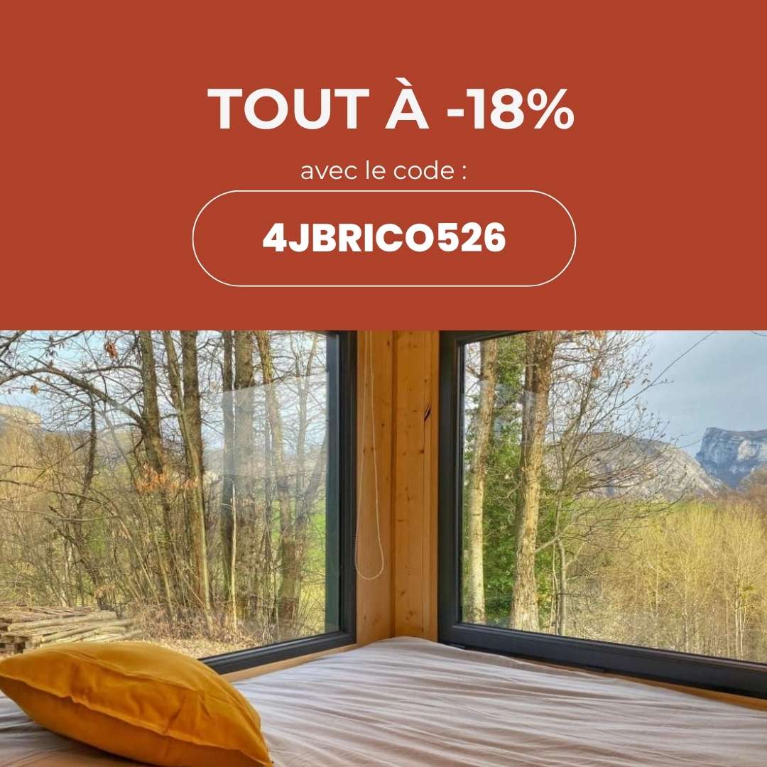 FLASH : 18% pendant 4 jours seulement sur tout le site !