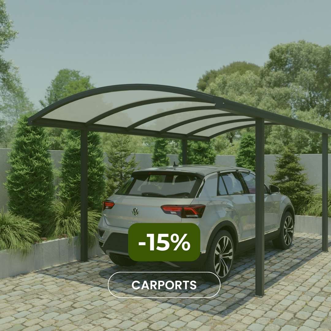 15% pendant 10 jours sur les carports !