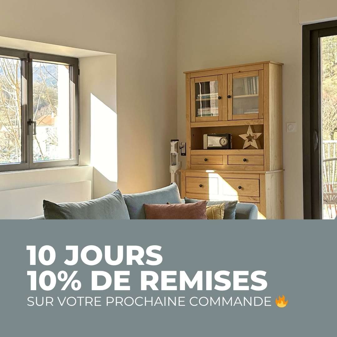 10% pendant 10 jours avec le code REM1025 jusqu'au 12/11/25 !