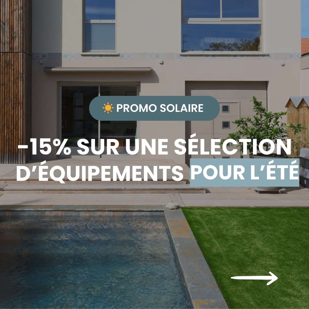15% de remise sur les équipements extérieurs !
