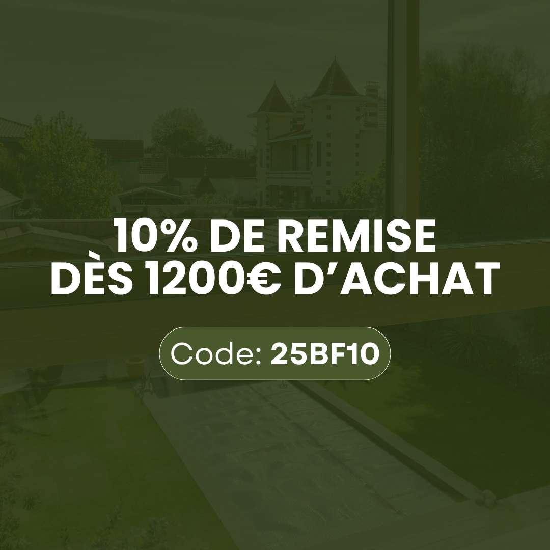10% sur votre panier dès 1200€ !