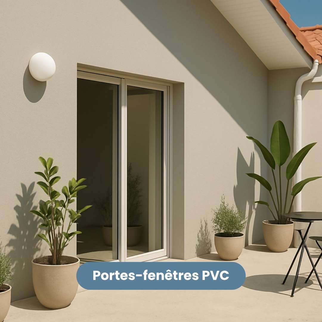15% sur les portes-fenêtres PVC jusqu'au 31/07 !
