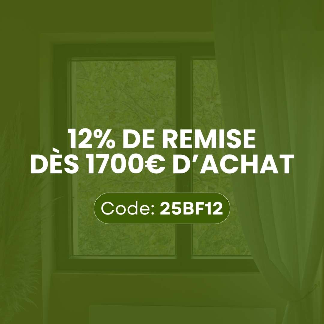 12% sur votre panier dès 1700€ !
