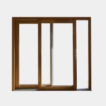 Visuel produit fenêtre Coulissante à relevage Bois gamme Oxygène 1 vantail + 1 fixe