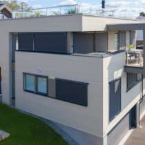 Store extérieur ouverture manivelle vue extérieure