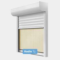 Volet roulant ALU Rénovation motorisation radio avec moustiquaire-store