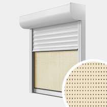 Volet roulant ALU Rénovation motorisation radio avec moustiquaire-store