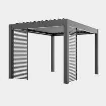 Panneau de décor tube horizontal pergola