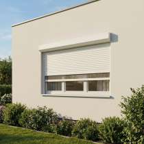 Volet roulant rénovation filaire avec moustiquaire intégrée blanc 9016 pose en tunnel