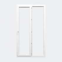 Porte Fenêtre PVC gamme Design 1 vantail à la française 1 fixe fermé