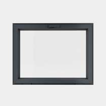 Fenêtre ALU gamme Titans 1 vantail soufflet abattant fermé