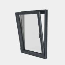 Fenêtre ALU gamme Titans 1 vantail oscillo-battant ouvert