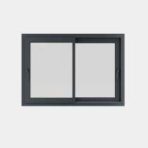 Fenetre coulissante ALU 6 vantaux 3 rails fermé