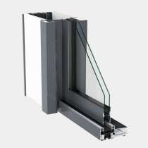 Fenetre galendage 2 rails coupe