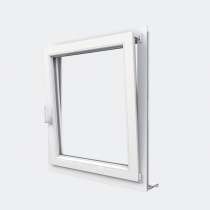 Fenêtre PVC gamme Confort 1 vantail ouverture oscillo-battant ouvert