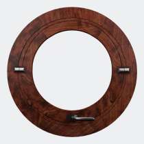 Oeil de boeuf Bois 1 vantail ouverture basculante