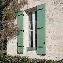 Volet battant alu vert