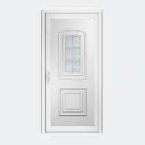 Porte entrée PVC gamme Classique modèle TAHITI S1 PBPL à 1 vantail